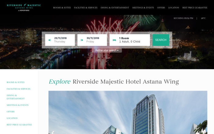 Riverside Majestic Hotel Astana Wing